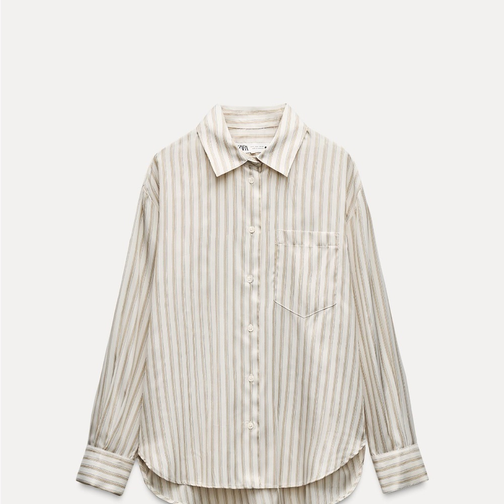 Zara Striped Pocket Shirt